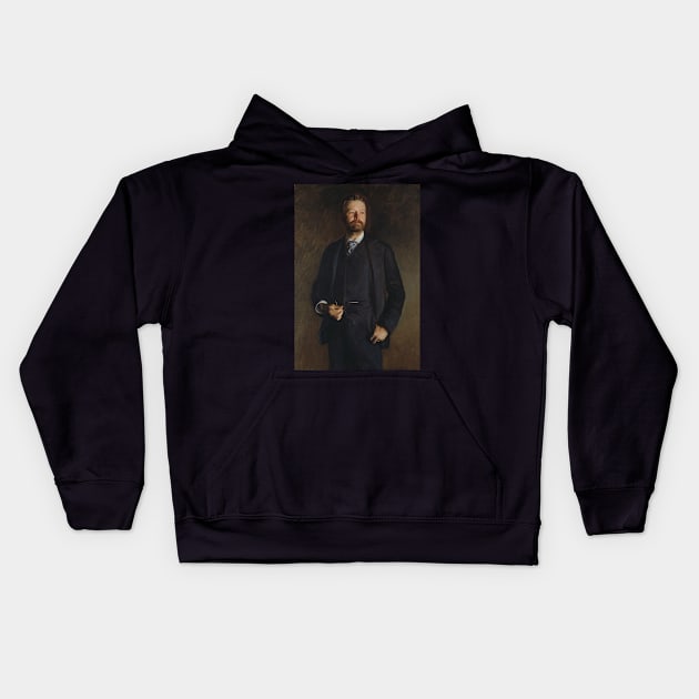 Portrait of Henry Cabot Lodge by John Singer Sargent Kids Hoodie by MasterpieceCafe